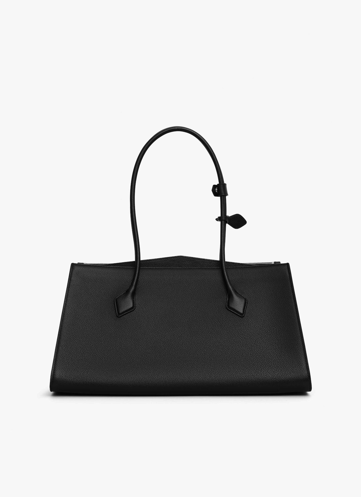 LE TECKEL TOTE BAG IN SHINY GRAINED CALFSKIN ALAÏA BLACK LE TECKEL TOTE BAG IN SHINY GRAINED CALFSKIN